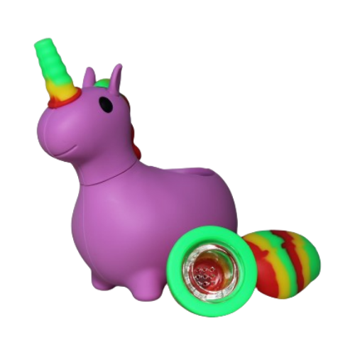 Pipa Unicornio Silicona Rumey 420